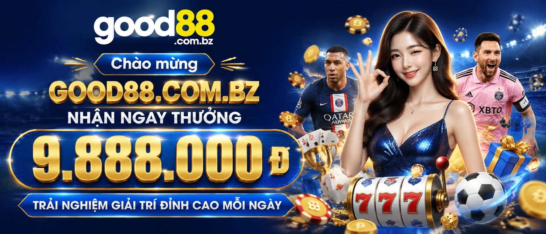 Không gian sảnh game Good88